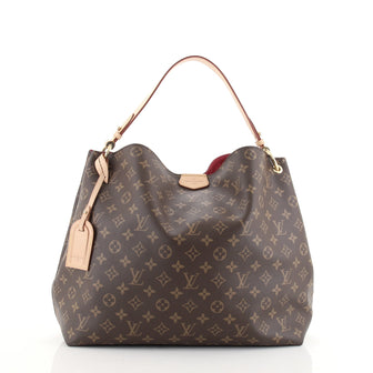 Louis Vuitton Graceful Handbag Monogram Canvas MM