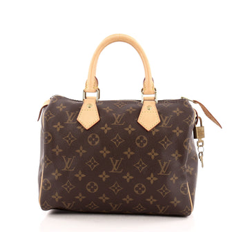 Louis Vuitton Speedy Handbag Monogram Canvas 25