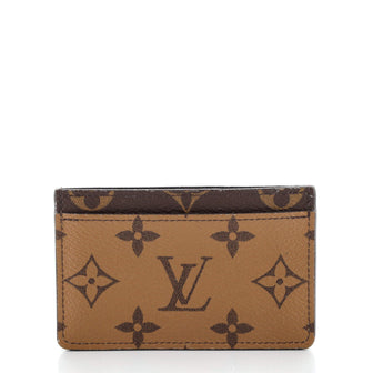 Louis Vuitton Card Holder Reverse Monogram Canvas