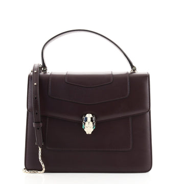 Bvlgari Serpenti Forever Top Handle Bag Leather Medium