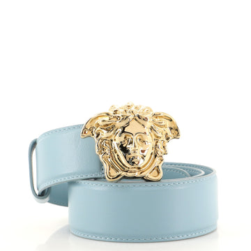 Versace Medusa Buckle Belt Leather Wide