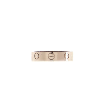 Cartier Love Wedding Band Ring 18K White Gold