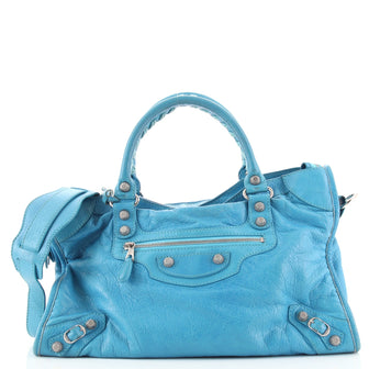 Balenciaga City Giant Studs Bag Leather Medium