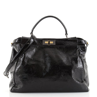 Fendi Peekaboo Bag Patent Large