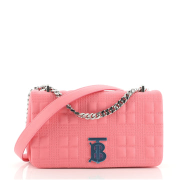 Burberry Lola Shoulder Bag Quilted Lambskin Small