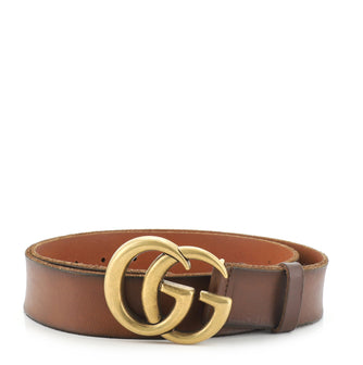 Gucci GG Marmont Belt Leather Wide