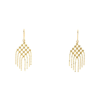 Tiffany & Co. Fringe Drop Earrings 18K Yellow Gold