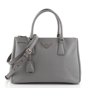 Prada Galleria Double Zip Tote Saffiano Leather Medium