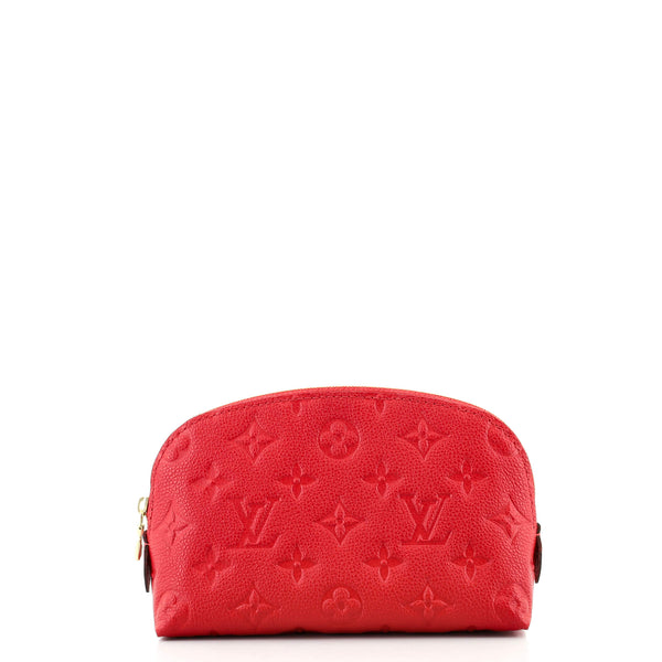Louis Vuitton Empreinte Cosmetic Pouch - Red Cosmetic Bags