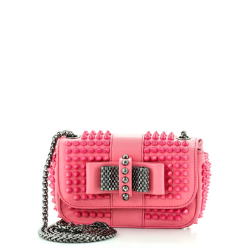 Christian Louboutin Sweet Charity Crossbody Bag Spiked Leather Mini