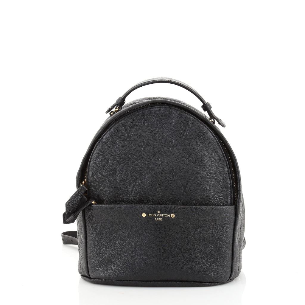 Sorbonne backpack leather backpack Louis Vuitton Black in Leather