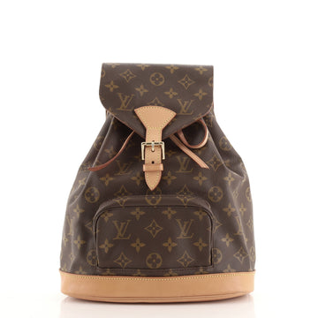 Louis Vuitton Vintage Montsouris Backpack Monogram Canvas MM