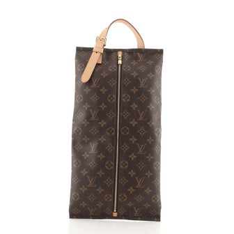 Louis Vuitton Shoe Pouch Monogram Canvas