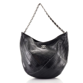 Chanel Droplet Hobo Patent Small
