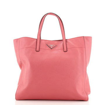 Prada Convertible Soft Shopping Tote Saffiano Leather Medium