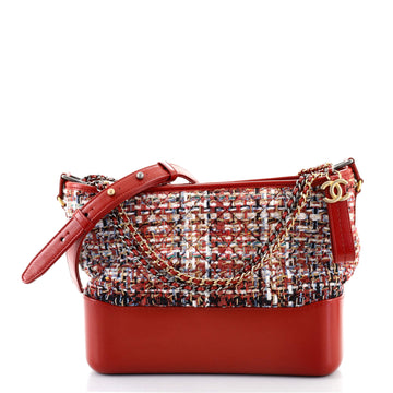 Chanel Gabrielle Hobo Quilted Tweed and Calfskin Medium