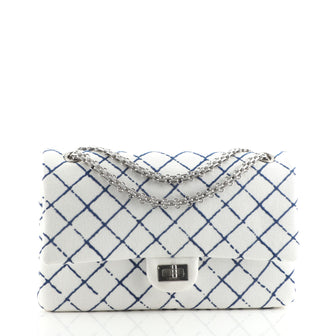 Chanel Reissue 2.55 Flap Bag Quilted Printed Canvas 226
