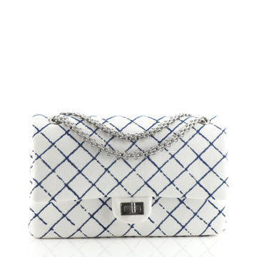 Chanel Reissue 2.55 Flap Bag Quilted Printed Canvas 226