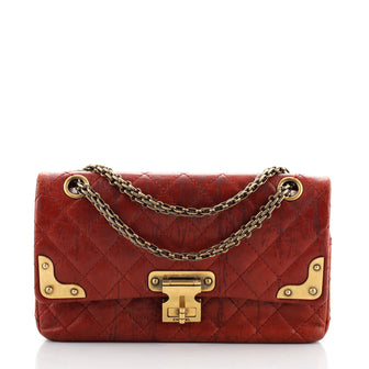 Chanel Paris-Shanghai Icons Reissue 2.55 Flap Bag Quilted Distressed Calfskin 225