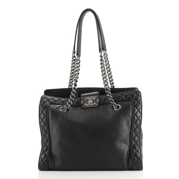 Chanel Reverso Boy Chain Tote Calfskin Medium