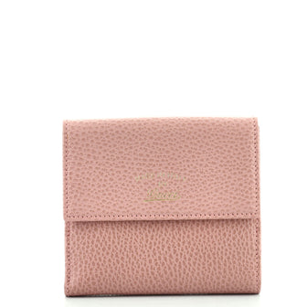 Gucci Swing Wallet Leather Compact