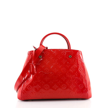 Louis Vuitton Montaigne Handbag Monogram Vernis MM