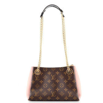 Louis Vuitton Surene Handbag Monogram Canvas with Leather BB