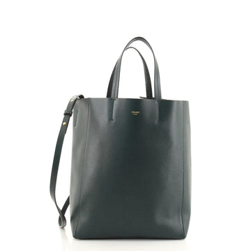 Celine Vertical Cabas Tote Grained Calfskin Small
