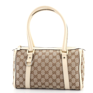 Gucci Abbey Boston Bag GG Canvas Small