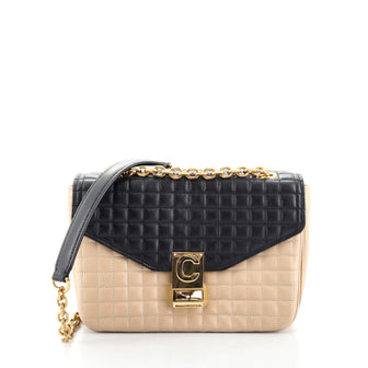 Celine C Bag Quilted Leather Medium