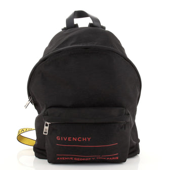 Givenchy Logo Backpack Printed Nylon