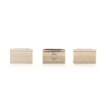 Hermes Bolduc 3-Piece Scarf Ring Set Metal
