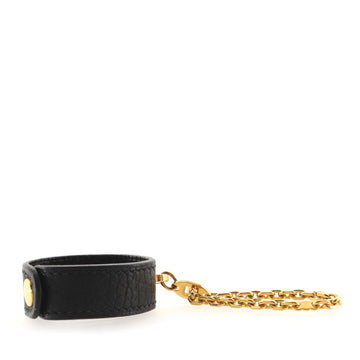 Hermes Glove Holder Bag Charm Leather and Metal