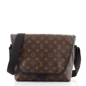 Louis Vuitton Magnetic Messenger Bag Macassar Monogram Canvas