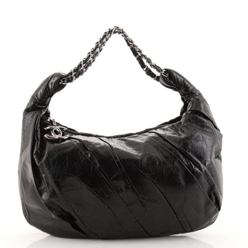 Chanel Twisted Hobo Glazed Calfskin Large