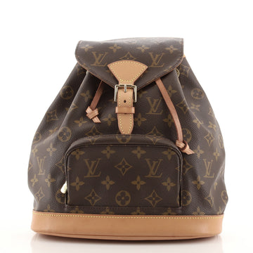 Louis Vuitton Vintage Montsouris Backpack Monogram Canvas MM