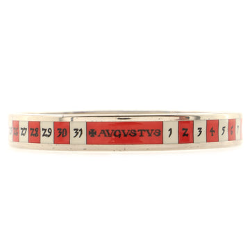 Hermes Bangle Bracelet Printed Enamel Narrow