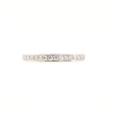Tiffany & Co. Half Eternity Band Ring Platinum and Diamonds