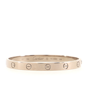 Cartier Love Bracelet 18K White Gold