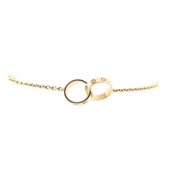 Cartier Love Interlocking Bracelet 18K Yellow Gold
