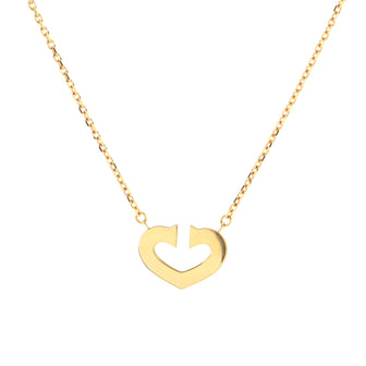 Cartier C Heart de Cartier Pendant Necklace 18K Rose Gold