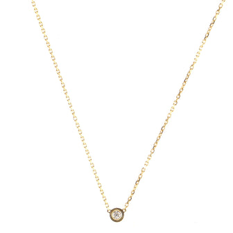 Cartier Diamants Legers Pendant Necklace 18K Yellow Gold and Diamond XS