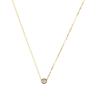 Cartier Diamants Legers Pendant Necklace 18K Yellow Gold and Diamond XS