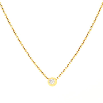 Cartier Vintage Perles de Diamants Necklace 18K Yellow Gold with Diamonds