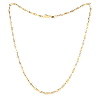 Cartier Vintage Necklace 18K Yellow Gold and 18K White Gold
