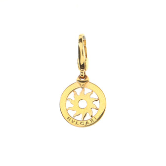 Bvlgari Tondo Sun Pendant Charm Pendant & Charms 18K Yellow Gold