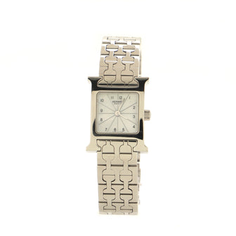 Hermes Heure H Quartz Watch Stainless Steel 17