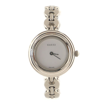 Gucci Interchangeable Bezel Quartz Watch Stainless Steel with Plastic 26
