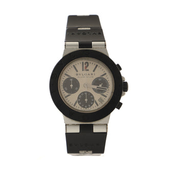 Bvlgari Diagono  Choronograph Automatic Watch Aluminum and Rubber 38