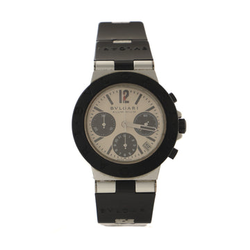 Bvlgari Diagono  Choronograph Automatic Watch Aluminum and Rubber 38